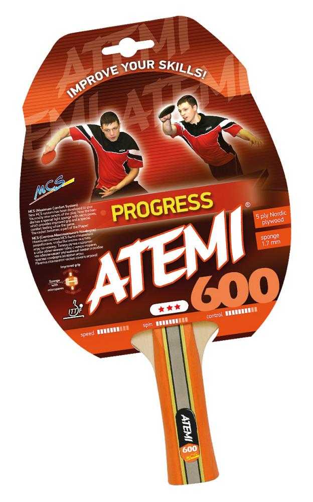 Ракетка для настольного тенниса Atemi 600 AN
