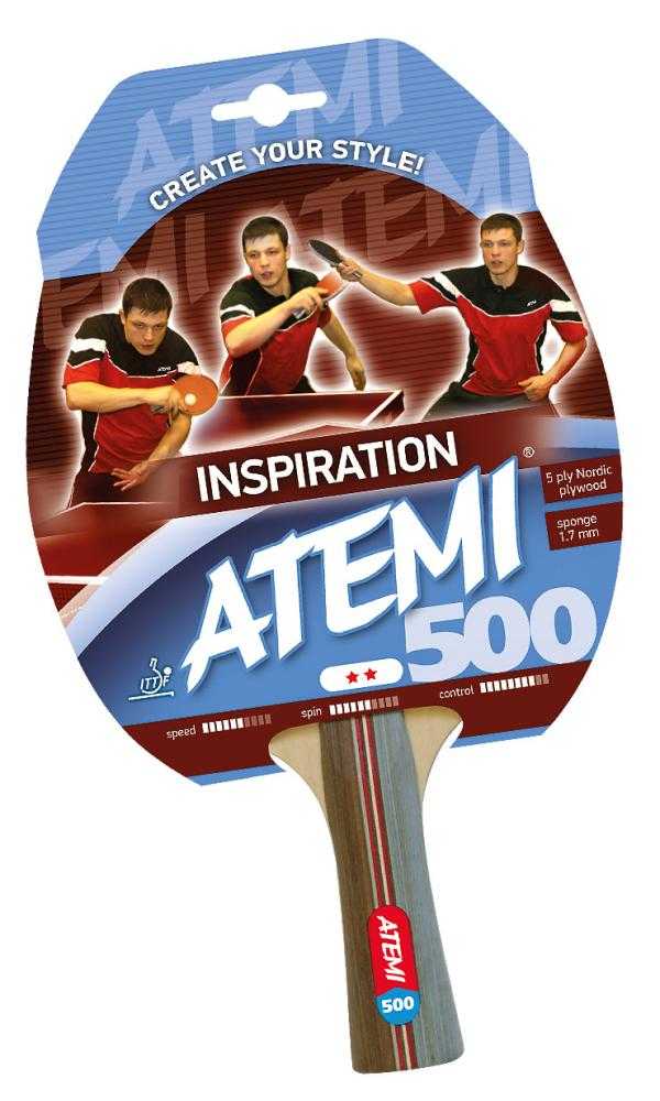 Ракетка для настольного тенниса Atemi 500 CV 