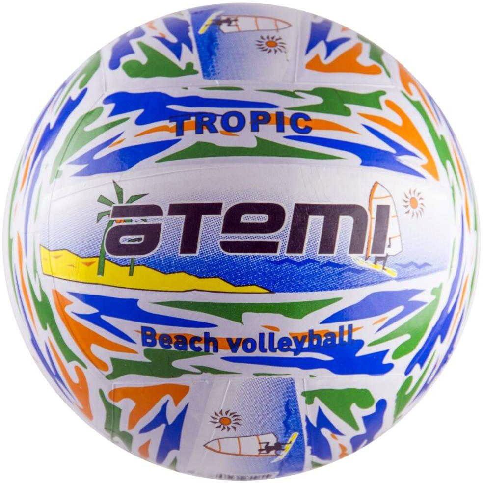 Мяч волейбольный Atemi TROPIC, резина, цветной
