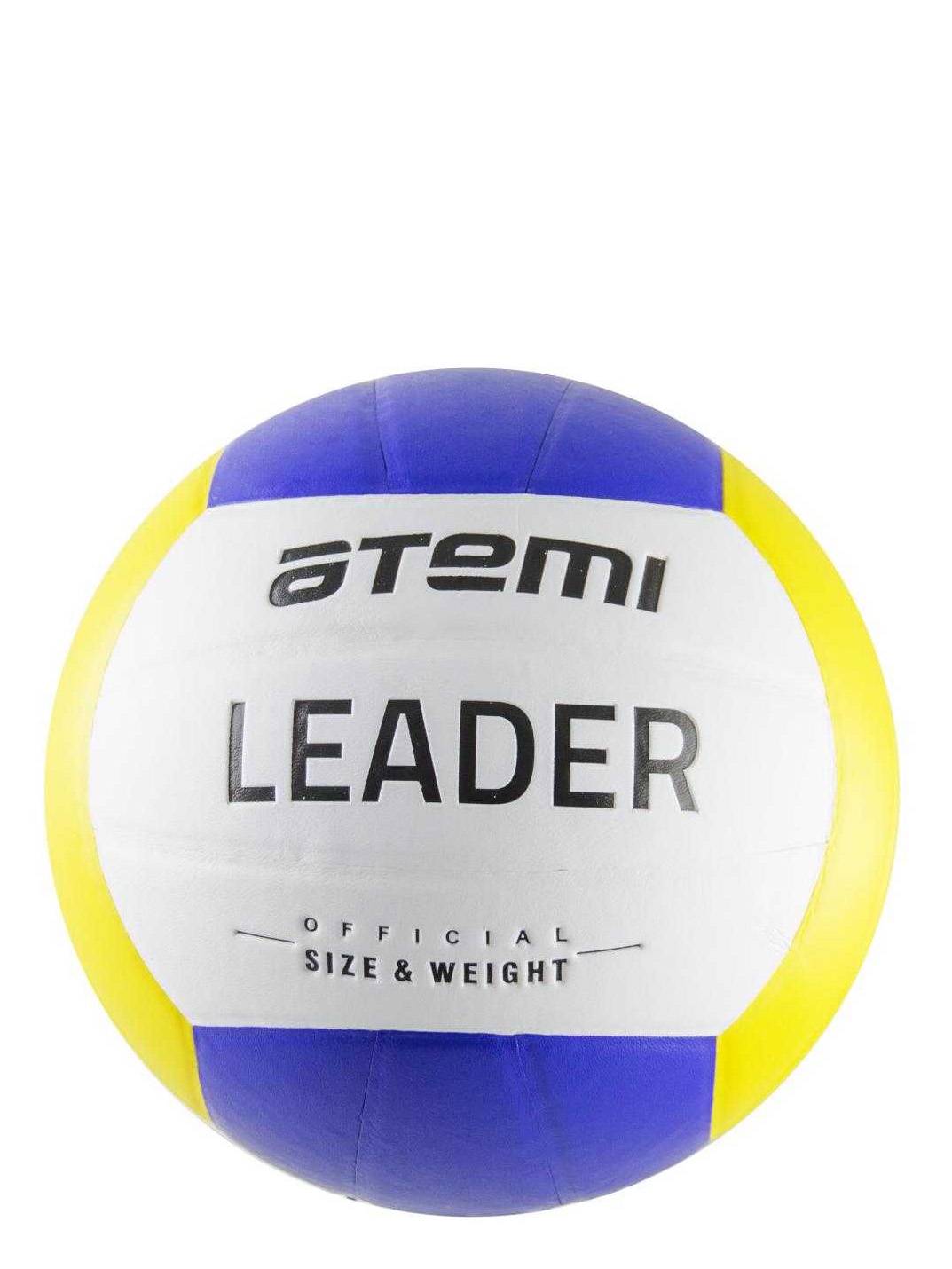 Мяч волейбольный Atemi Leader размер 5 white/blue/yellow