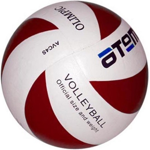 Мяч волейбольный Atemi Olimpic White/red