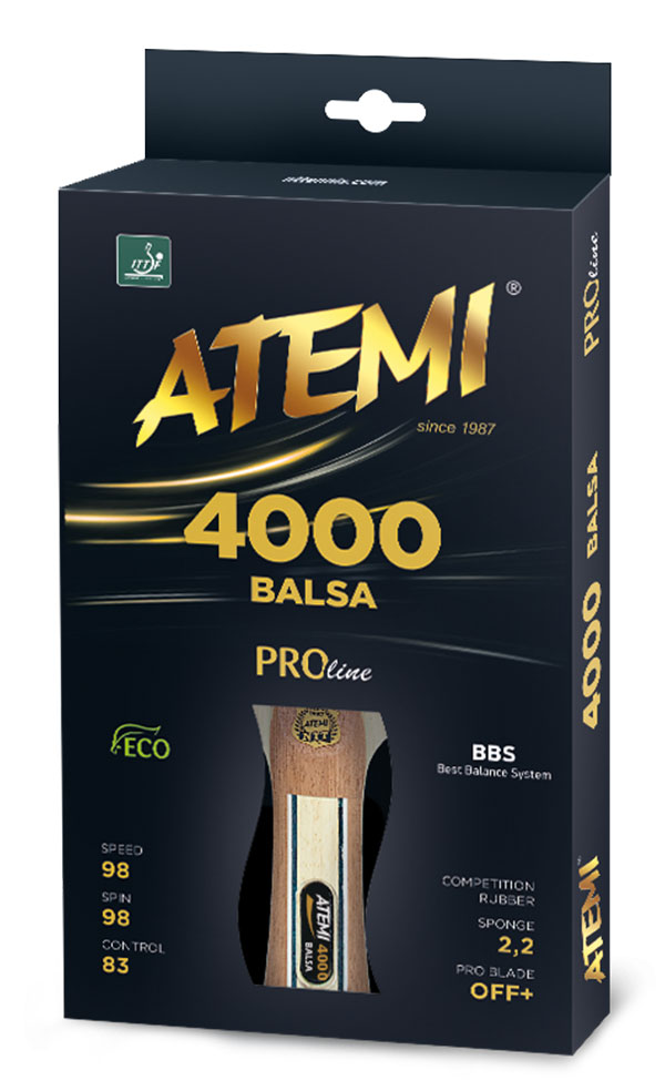 Ракетка для настольного тенниса Atemi Pro 4000 CV