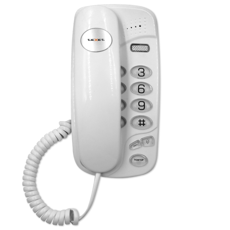 Проводной телефон TeXet TX-238 цвет белый
