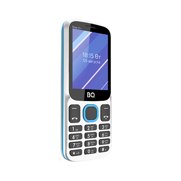 Мобильный телефон BQ Step XL+ (BQ-2820) белый+синий