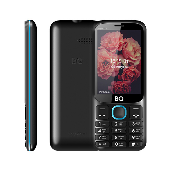 Мобильный телефон BQ Step XXL+ (BQ-3590) черный+синий