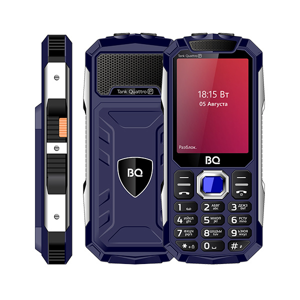 Мобильный телефон BQ Tank Quattro Power (BQ-2817) синий