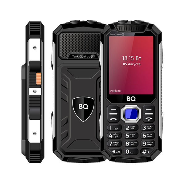 Мобильный телефон BQ Tank Quattro Power (BQ-2817) черный