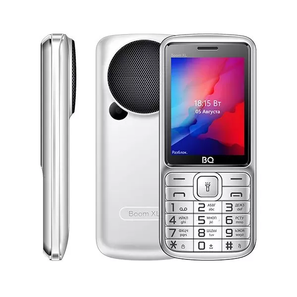 Мобильный телефон BQ-Mobile BQ-2810 Boom XL (серебряный)