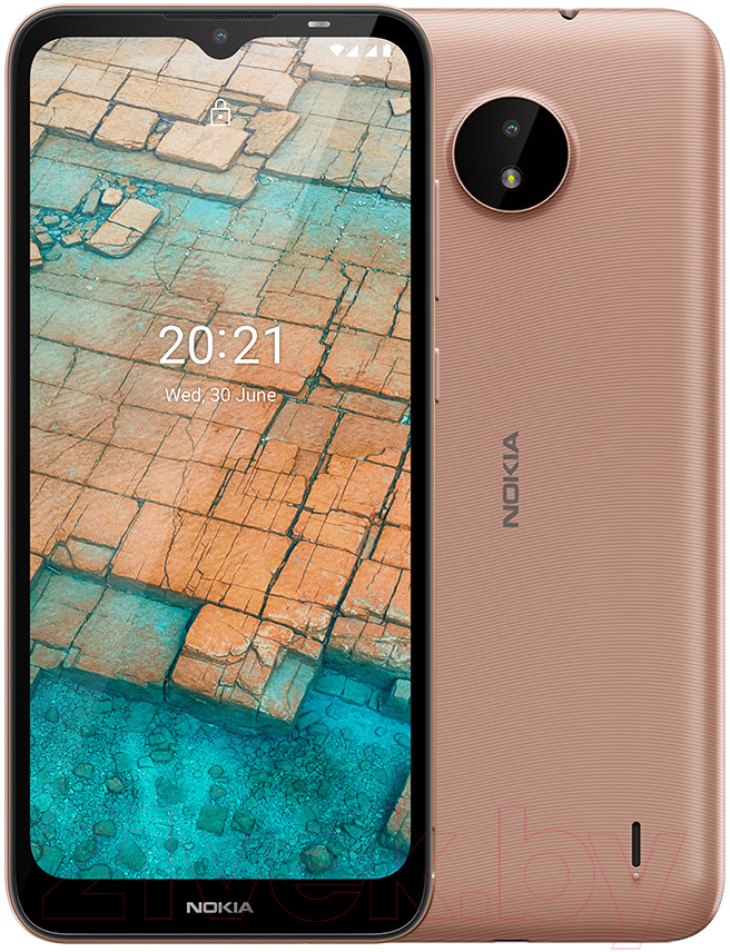 Смартфон Nokia C20 2Gb/32Gb DS TA-1352 (песочный)