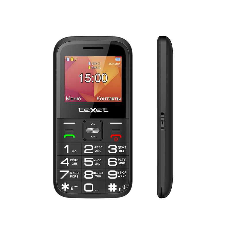 Мобильный телефон TeXet TM-B418 красный
