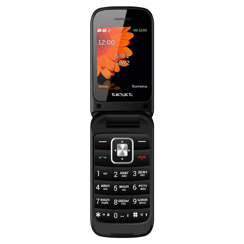Мобильный телефон TeXet TM-422 белый
