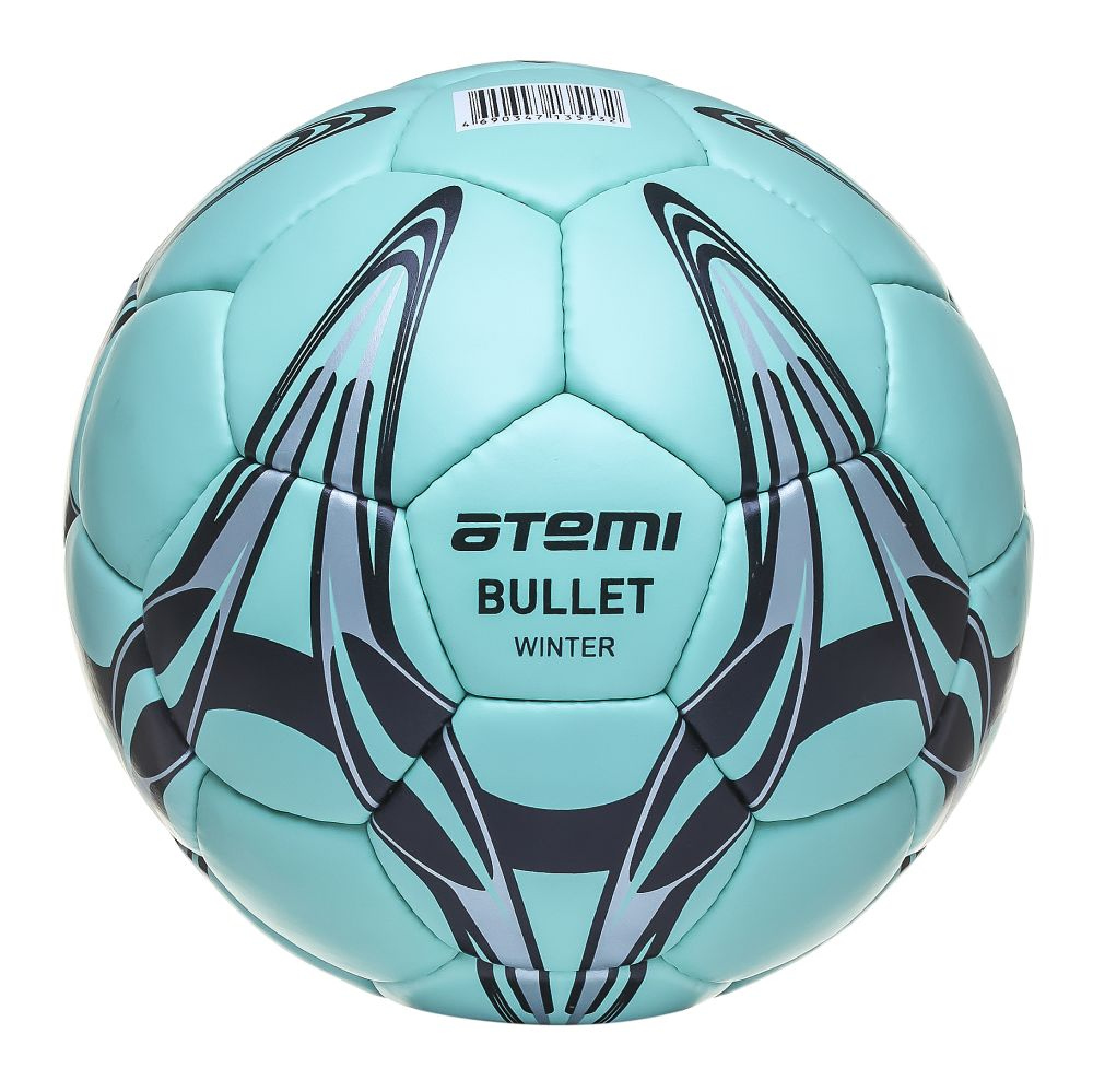 Мяч футбольный Atemi ATTACK-BULLET WINTER, PU, зелен, р.5