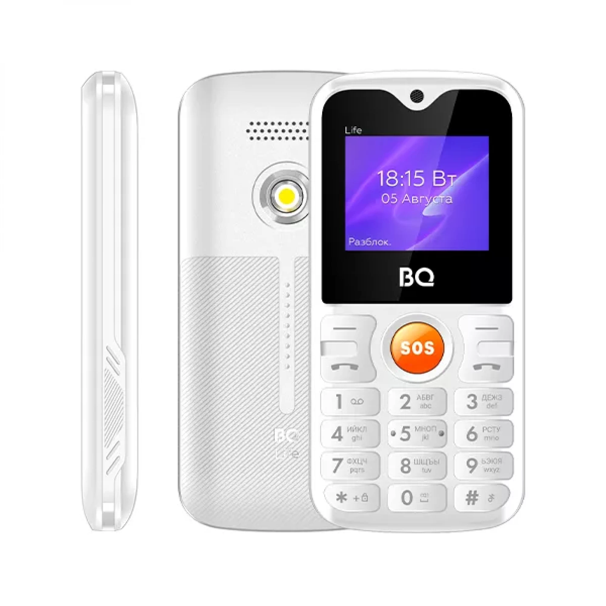 Мобильный телефон BQ BQ-1853 Life (белый)