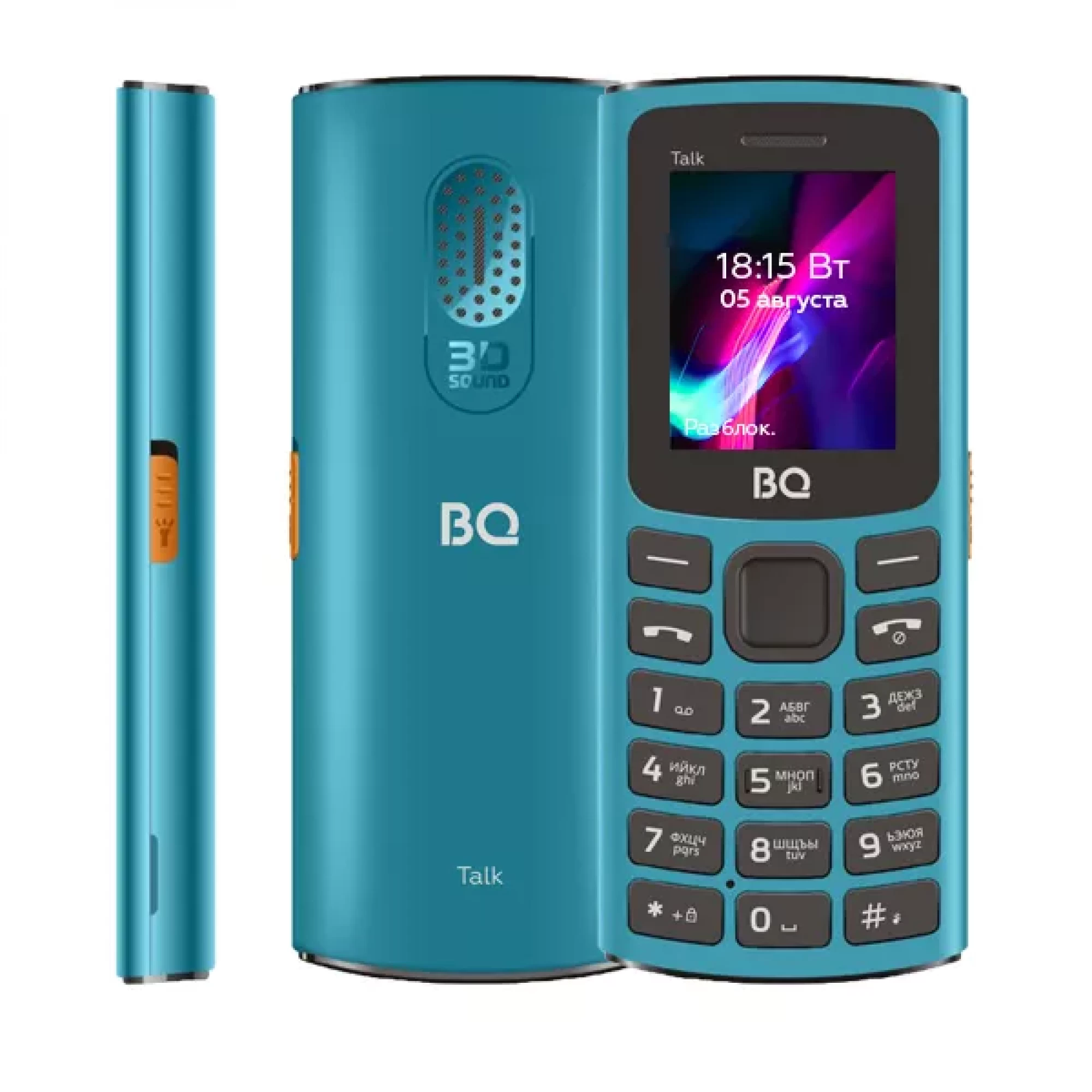 Мобильный телефон BQ BQ-1862 Talk (бирюзовый)