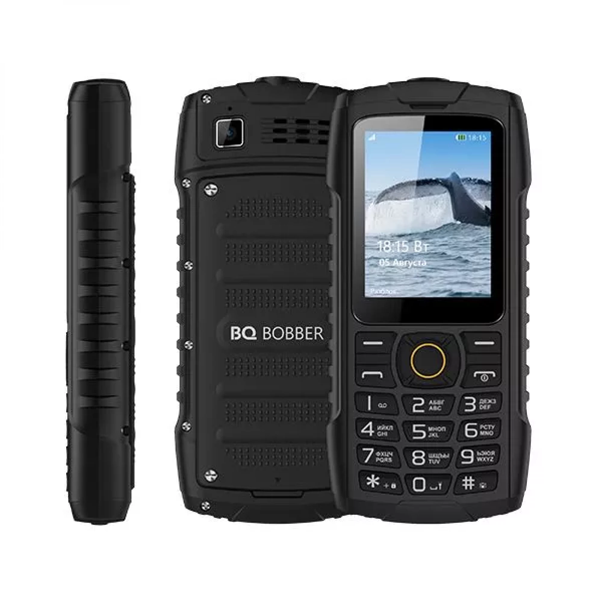 Мобильный телефон BQ Bobber (BQ-2439) (черный)