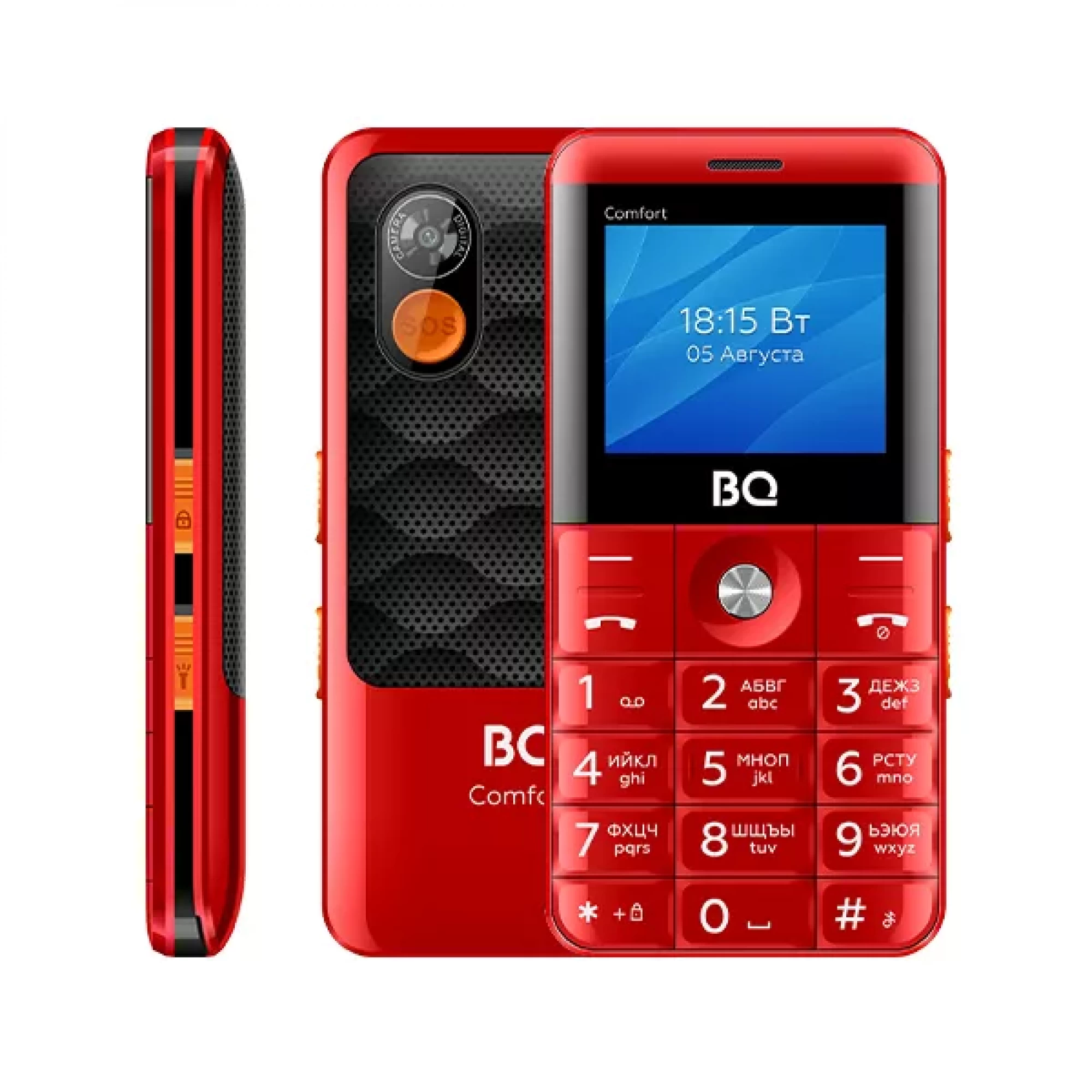 Мобильный телефон BQ BQ-2006 Comfort (красный)