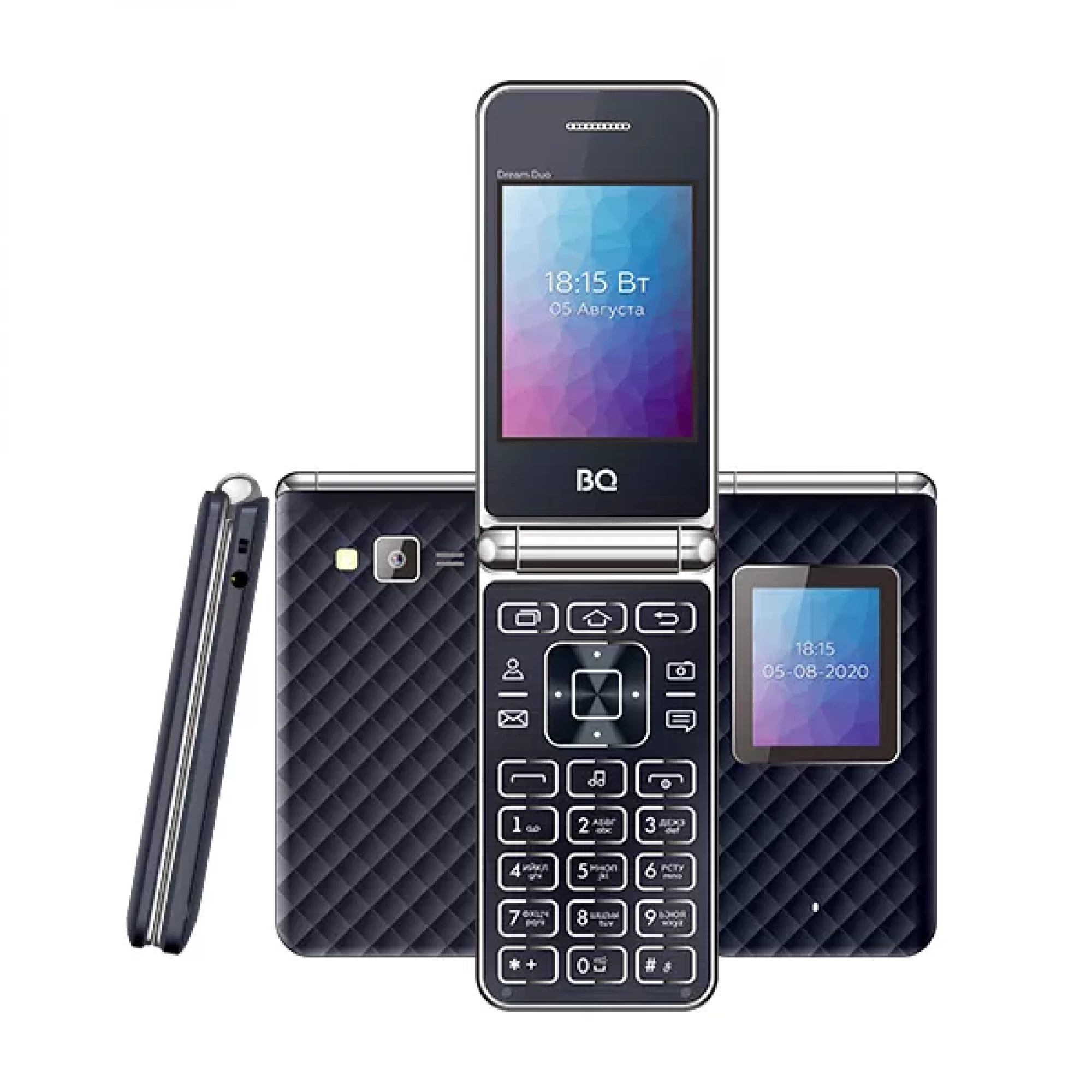 Мобильный телефон BQ BQ-2446 Dream Duo (синий)