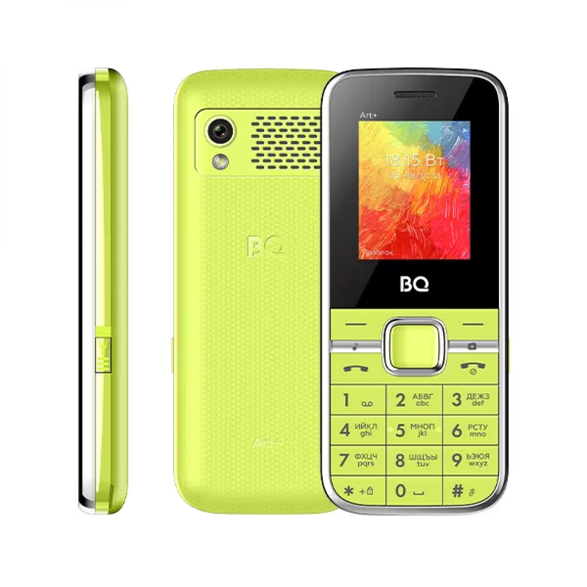 Мобильный телефон BQ BQ-1868 Art+ (зеленый)