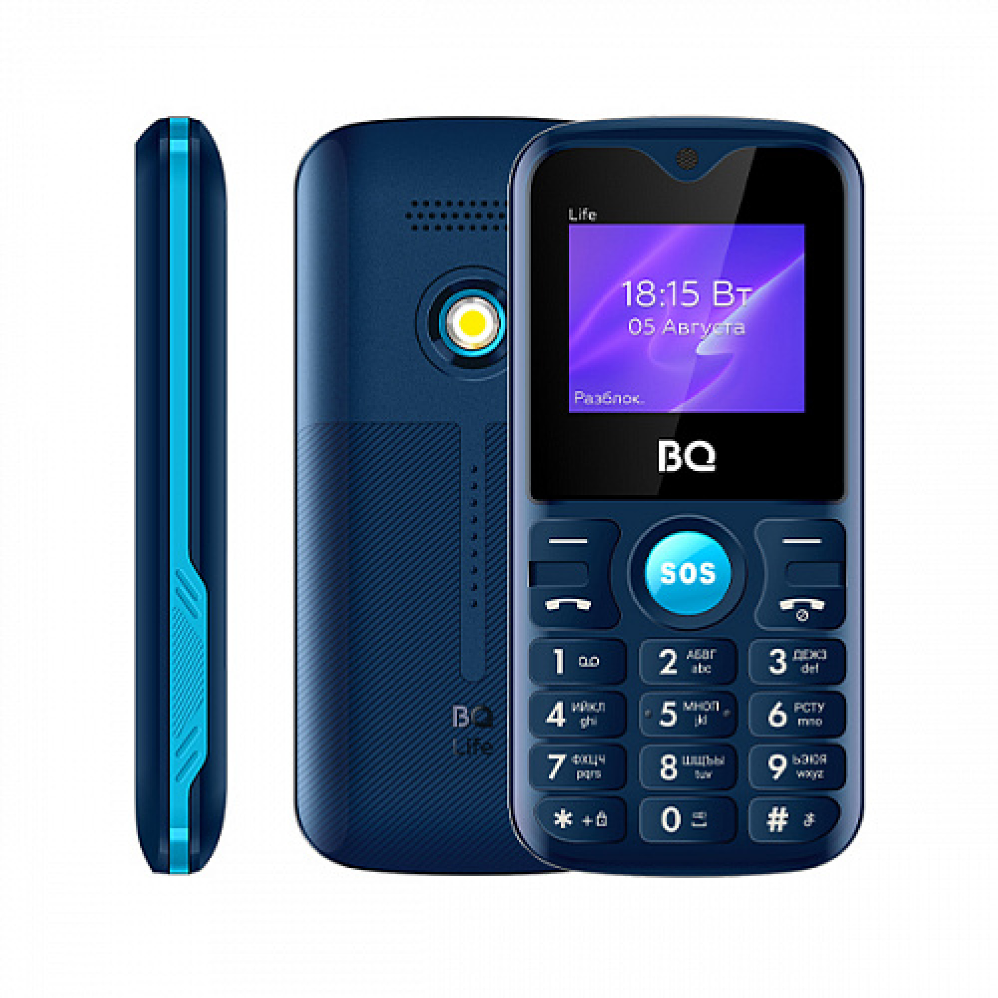 Мобильный телефон BQ BQ-1853 Life (синий)