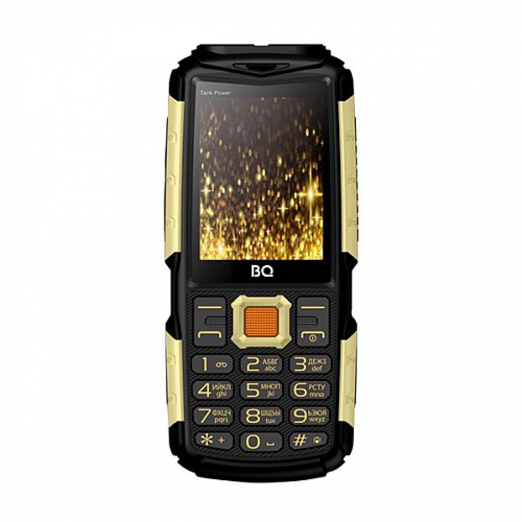 Мобильный телефон BQ Tank Power (BQ-2430) Черный/золотистый