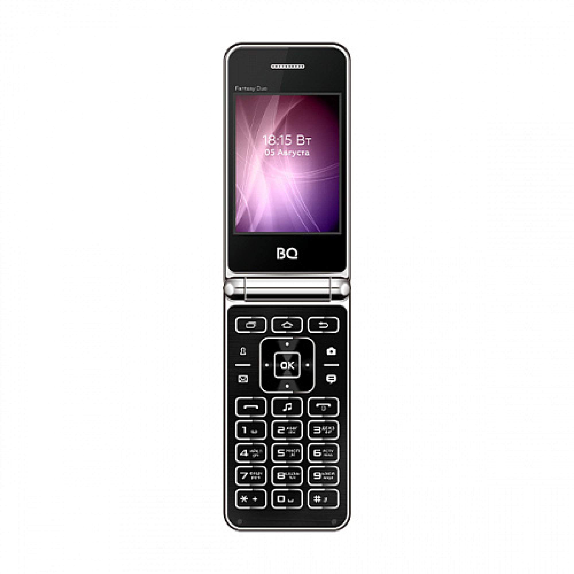 Мобильный телефон BQ BQ-2841 Fantasy Duo (черный)