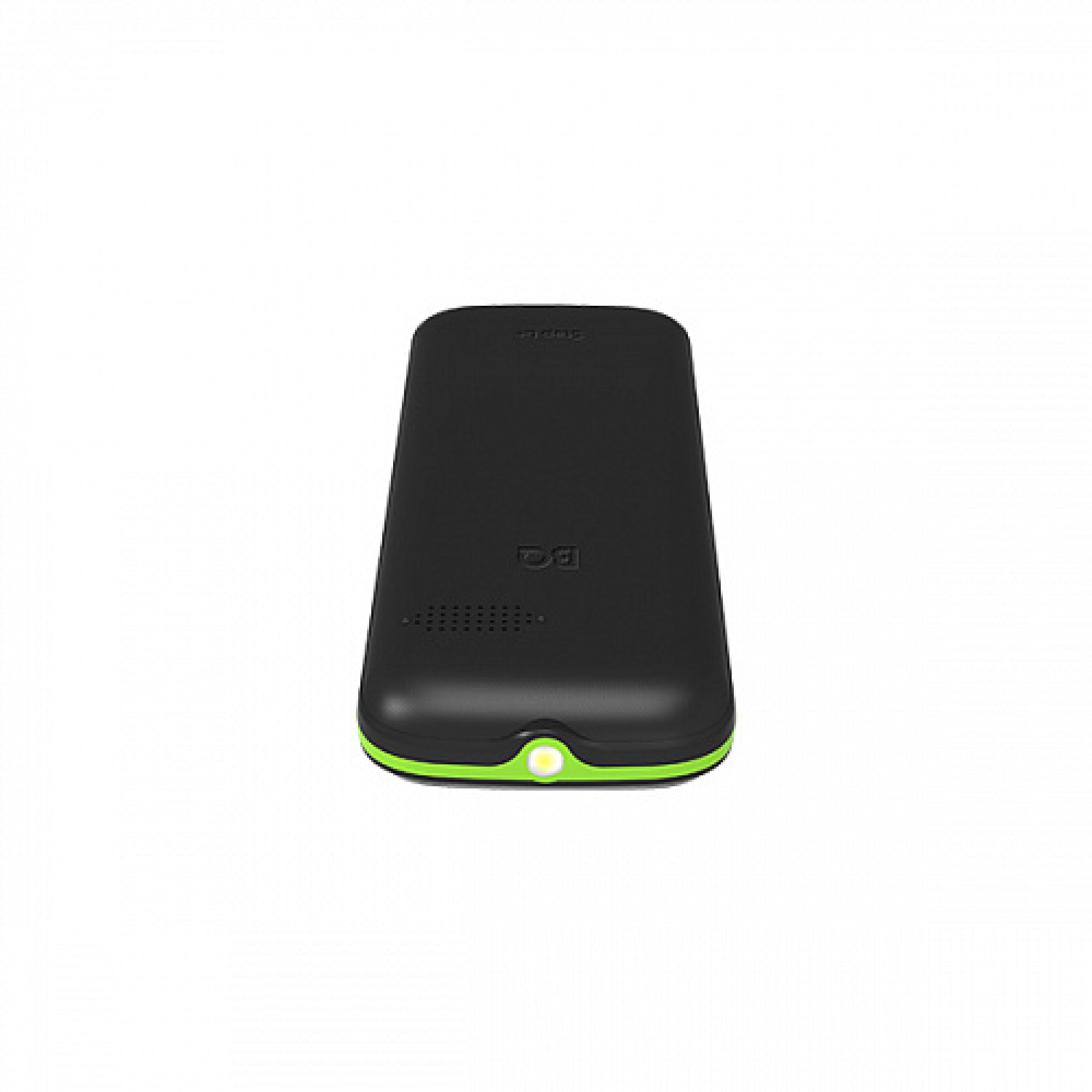 Мобильный телефон BQ BQ-2440 Step L+ (черный/зеленый)