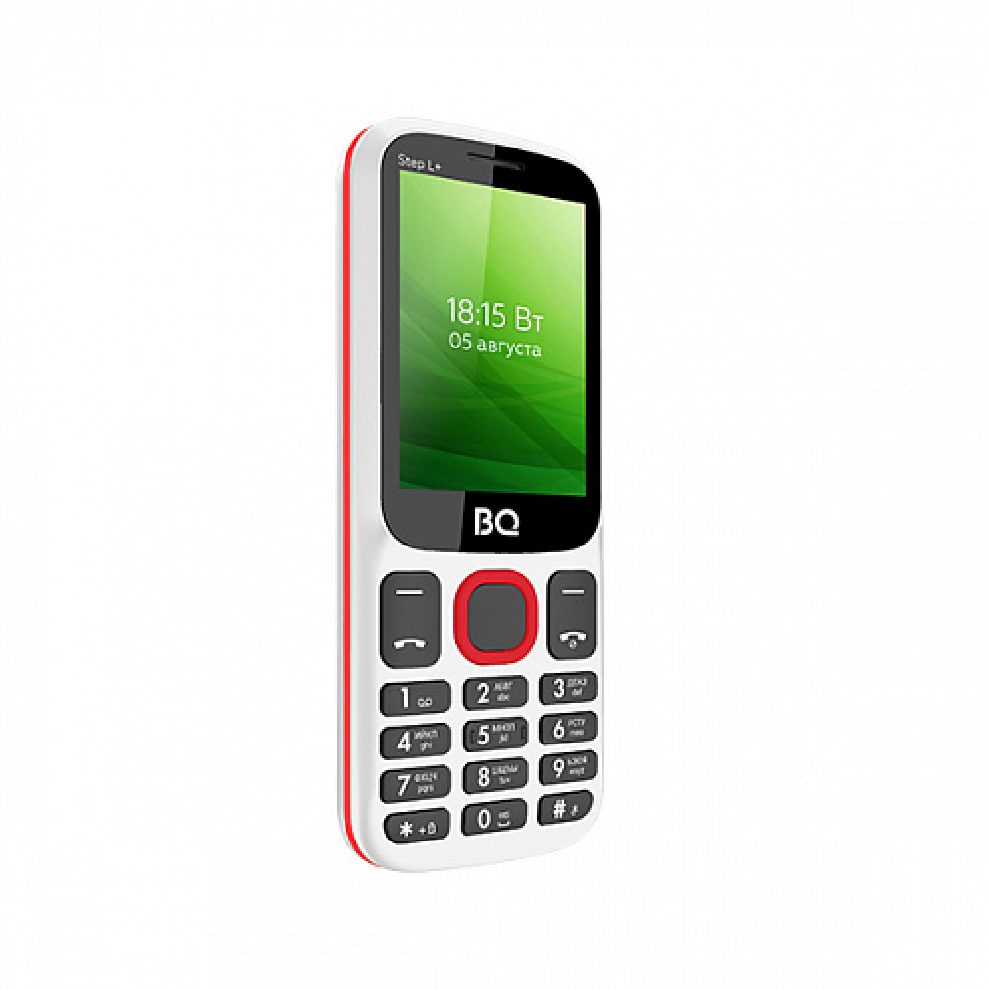 Мобильный телефон BQ BQ-2440 Step L+ (белый/красный)