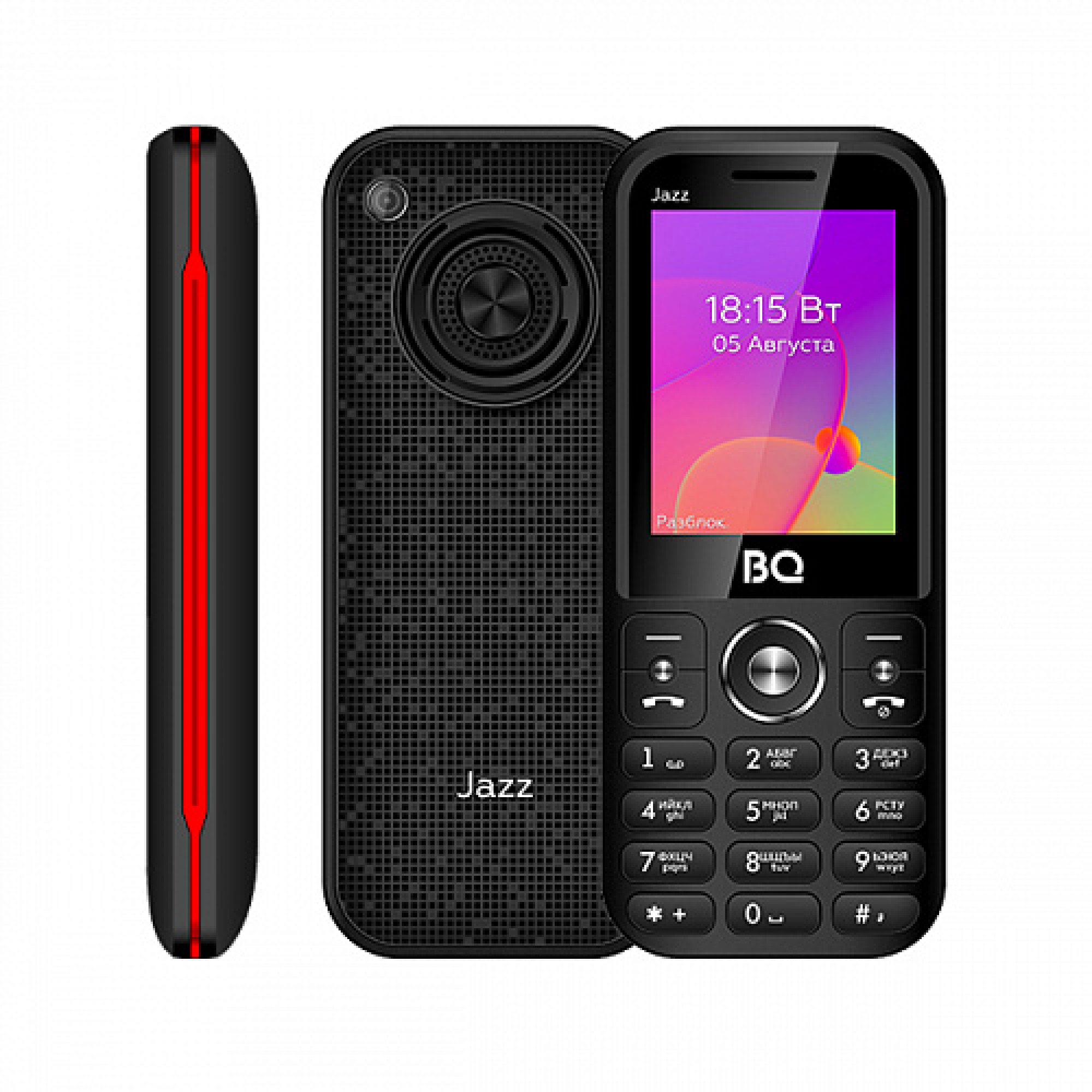 Мобильный телефон BQ BQ-2457 Jazz (черный)