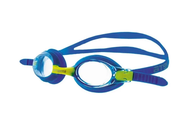Очки для плавания Atemi M302 (голубой/желтый)  - фото, картинка Очки для плавания Atemi M302 (голубой/желтый)  - фото