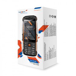 Мобильный телефон teXet TM-D426 цвет черный-оранжевый