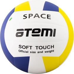 Мяч волейбольный Atemi Space White/yellow/blue
