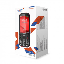 Мобильный телефон teXet TM-B409 цвет черный-красный