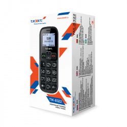 Мобильный телефон TeXet TM-B322 черный-красный