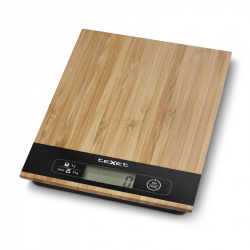 Кухонные весы TEXET TSC-01w цвет бамбук