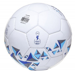Мяч футбольный ATEMI CRYSTAL, PVC, бел/темно син, 
