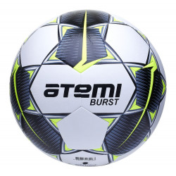 Мяч футбольный Atemi Burst white/black/yellow