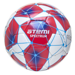 Мяч футбольный Atemi SPECTRUM, PU, бел/сине/красный, р.5