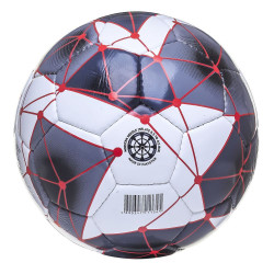 Мяч футбольный Atemi SPECTRUM, PVC, бел/сер, р.5