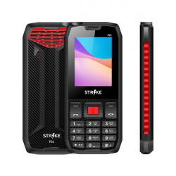 Мобильный телефон Strike P21 (черный/красный)
