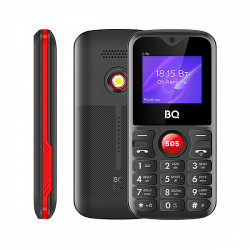 Мобильный телефон BQ BQ-1853 Life (черный/красный)- фото