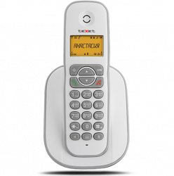 Радиотелефон teXet TX-D4505A (белый-серый)
