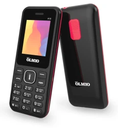 Мобильный телефон Olmio A12 (черный-красный)