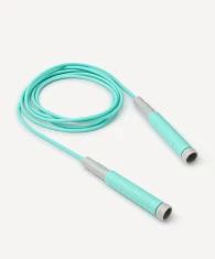 Скакалка STARFIT RP-401 c силиконовыми ручками, 3 м, мятный- фото2