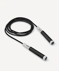 Скакалка STARFIT RP-401 c силиконовыми ручками, 3 м, черный- фото2