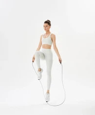 Скакалка STARFIT RP-401 c силиконовыми ручками, 3 м, черный- фото5