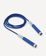 Скакалка STARFIT RP-401 c силиконовыми ручками, 3 м, синий- фото2