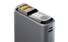 Портативное зарядное устройство Olmio QS-10 10000mAh Gray- фото3