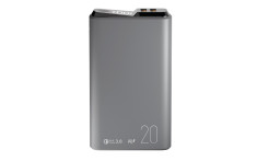 Портативное зарядное устройство Olmio QS-20 20000mAh (темно-серый)- фото2