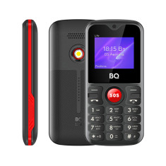 Мобильный телефон BQ BQ-1853 Life (черный/красный)- фото