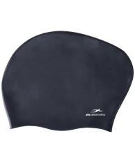 Шапочка для плавания 25DEGREES Mamana Black, силикон, для длинных волос